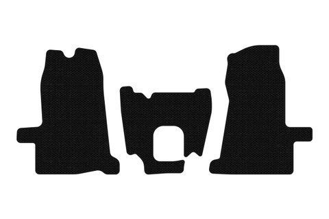 Резиновые коврики Carsuit (1+1, механика, черные) для Ford Transit 2000&ndash;2006 crst-sb-f-140 фото